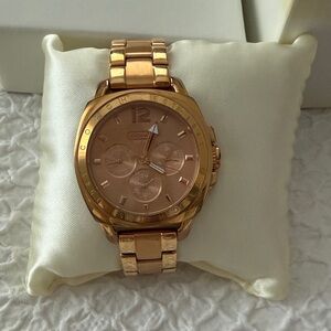 Coach Rose Gold Watch